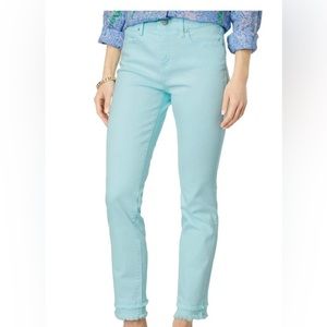 Brand New w/ Tags, Lilly Pulitzer, South Ocean Skinny High Rose Jeans, Pool Blue